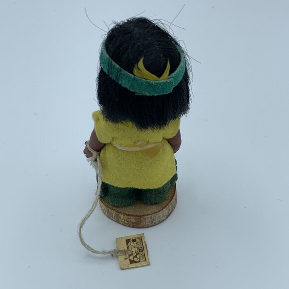 Canadian Indigenous Handmade Doll - Indien Art Eskimo Craft Vintage - Picture 4 of 10